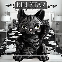 Мягкая Плюшевая Игрушка Killstar Котик Нэко Готическая игрушка для взрослых на подарок
