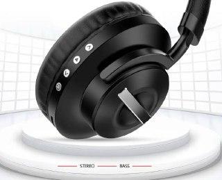 Бездротові навушники Klgo B7 Hİ-Fİ STEREO Накладні бездротові навушники чорного кольору Товари KLGO