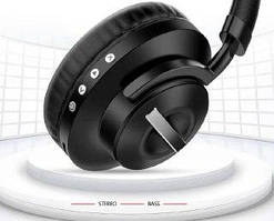 Бездротові навушники Klgo B7 Hİ-Fİ STEREO Накладні бездротові навушники чорного кольору Товари KLGO