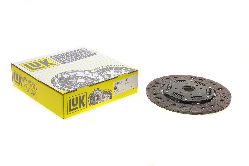 Диск зчеплення VW LT 2.5TDI/SDI, 96-09 (d=240mm) z=26 LuK 324 0206 11 UA62