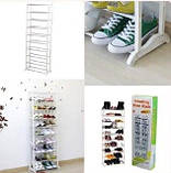 Полиця для взуття Amazing Shoe Rack компактний взуттєвий органайзер стійка для взуття, фото 4