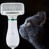 Гребінець фен для собак кішок Pet grooming dryer wn-10, фото 3
