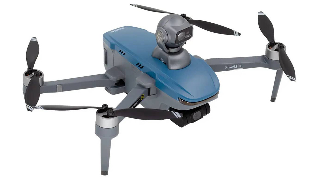 Квадрокоптер на радіокеруванні з камерою і датчиком перешкод С-FLY Faith 2Se 35 хвилин польоту, до 3 км.