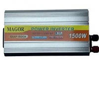 Преобразователь напряжения 12 в 220 вольт Magor SAAF-1500A 1500W Инвертор 12 220 преобразователи тока 12 220