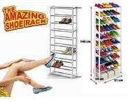 Стойка для обуви Amazing Shoe Rack Складная полка стеллаж для обуви