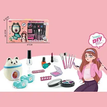 Дитячий набір косметики HZ 040 манікюрний набір, механічний нейл-принтер, лаки, косметика