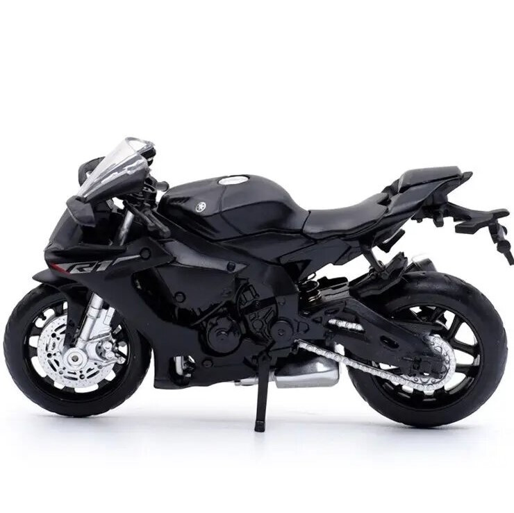 Модель мотоцикла Yamaha YZF-R1 масштаб 1:18. Іграшковий мотоцикл Ямаха Р1 чорний