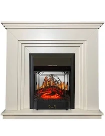 Камінокомплект IDaMebel Gloria Білий Majestic Black