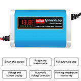 Зарядний пристрій intelligent 12V/6A для автомобільних акумуляторів (універсальний), фото 2