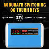 Зарядний пристрій intelligent 12V/6A для автомобільних акумуляторів (універсальний), фото 5