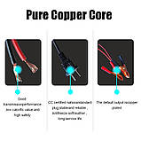 Зарядний пристрій intelligent 12V/6A для автомобільних акумуляторів (універсальний), фото 3