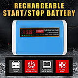 Зарядний пристрій intelligent 12V/6A для автомобільних акумуляторів (універсальний), фото 7