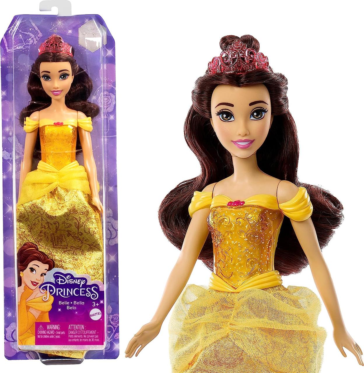 Лялька Красуня Бель Mattel Disney Princess Dolls, Belle Posable Fashion Doll
