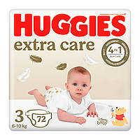 Подгузники Huggies Extra Care 3 Mega 72 шт (6-10 кг)