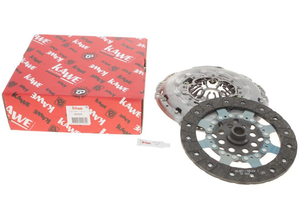Комплект зчеплення Hyundai Santa Fe I/II 2.7 04-12, 125/129/139kw (d=220mm) KAWE 962699 UA62