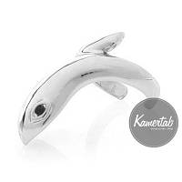 Кольцо на ногти "Дельфин", розмір 15, колір серебристий