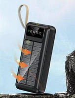 Повербанкы Power 20000mAh Bank для телефона Power Banks VIAKING с солнечной батареей