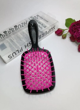 Гребінець для волосся Супер Браш hollow comb, фото 1