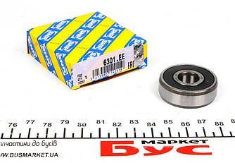 Підшипник (12x37x12) SNR 6301.EE UA62