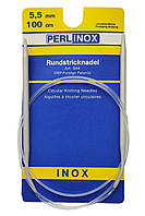 Спиці кругові на волосіні 100 см 5,5 мм Perlinox Німеччина