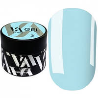 Гель для нарощування Valeri Builder GeI №03 (Blue), 15 ml