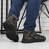 Дутики чоловічі зимові з хутром низькі камуфляж, фото 8
