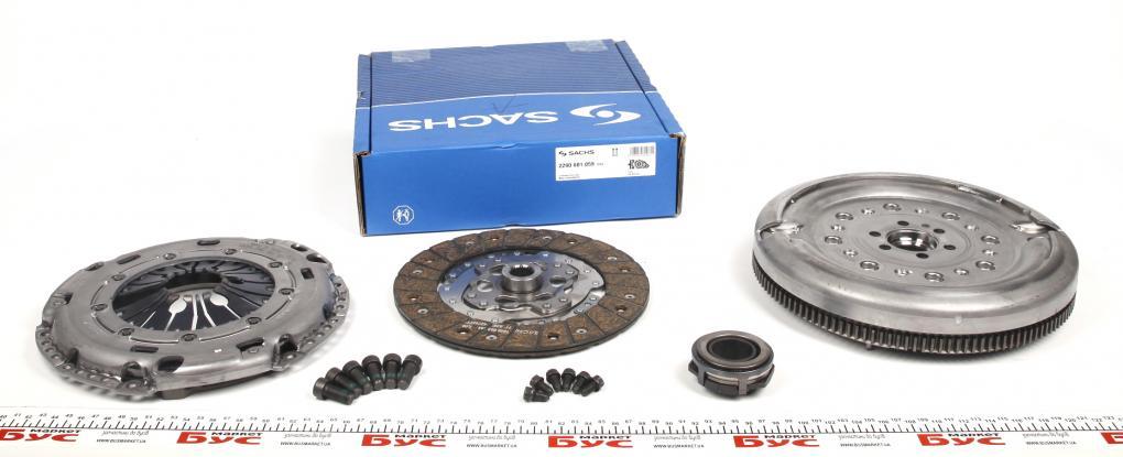 Демпфер + комплект зчеплення VW T5 1.9TDI 03-09 (62kw/63kw/75kw/77kw) SACHS 2290 601 059 UA62