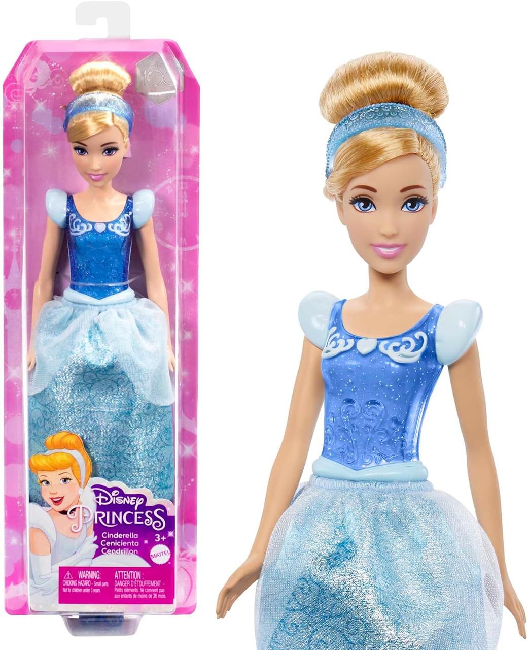 Лялька Попелюшка Mattel Disney Princess Dolls, Cinderella Posable Fashion Doll