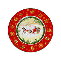 Тарелка фарфоровая Christmas collection 21 см Lefard 986-033
