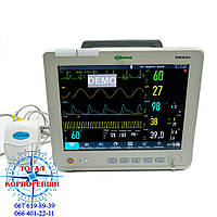 Монитор пациента, "БИОМЕД", ВМ800А, с модулем капнографии бокового потока (CO2), Прикроватный монитор, (bio)
