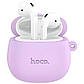 Навушники бездротові дитячі HOCO CAT True wireless stereo headset (BT5.3, 30/300mAh, 4h). Lilac, фото 2