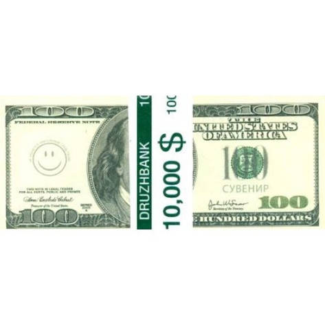 Пачка грошей (сувенір) No014 Долари 100, фото 2