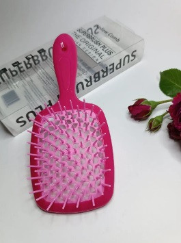 Гребінець для волосся Супер браш hollow comb, фото 1