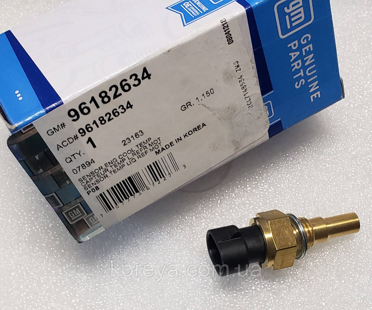 Датчик температури охл. рідини Ланос, Авео, Лачетті 1.6 і 1.8 LDA, GM 96181508, фото 1