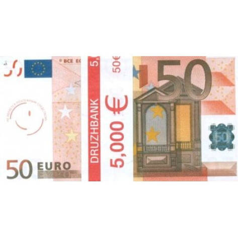 Пачка грошей (сувенір) No004 Євро 50, фото 2