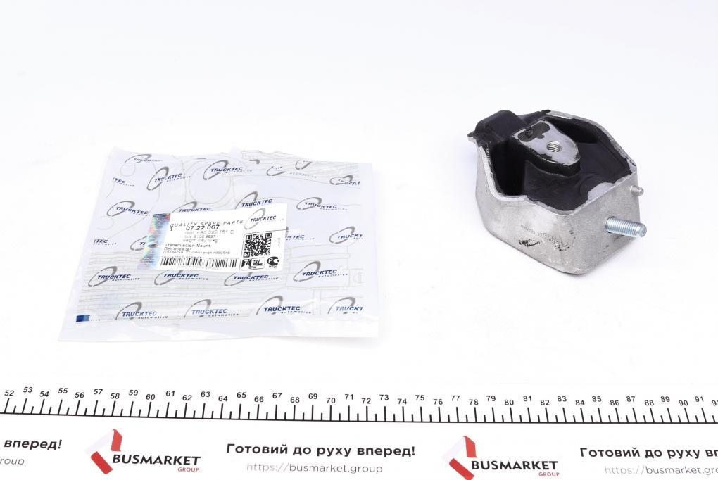Подушка КПП Audi A6 94-97 1.8-2,0/1,9TDI/2.5TDI (ззаду) TRUCKTEC AUTOMOTIVE 07.22.007 UA62