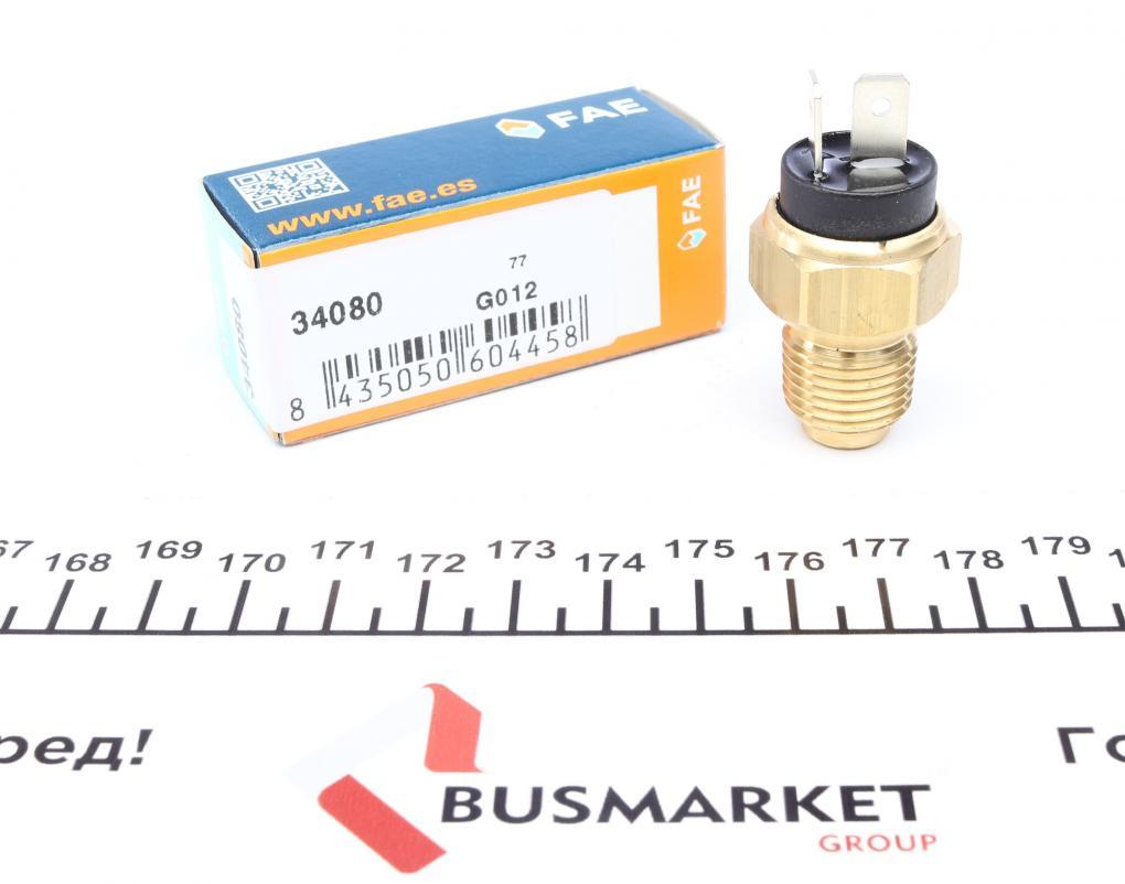Датчик температури охолоджуючої рідини Citroen Jumper/Peugeot Boxer 2.8HDi 02- (2 конт) (107°C) FAE 34080 UA61, фото 1