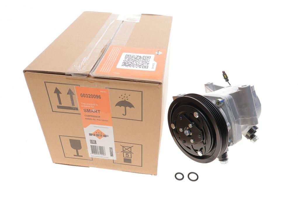 Компресор кондиціонера Smart Fortwo/Roadster 0.6-1.0 98- NRF 320096 UA62, фото 1
