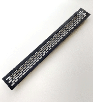 Вентиляционная решетка GTV 480х60 мм, черная