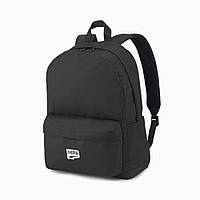 Рюкзак Puma DOWNTOWN BACKPACK 079659 01 портфель, розмір 12x30x43 см, колір чорний, матеріал поліестер