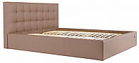 Ліжко Richman Честер 140 х 190 см Флай 2213 З підіймальним механізмом і нішею для білизни Світло-коричневе