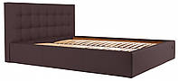 Ліжко Richman Честер 140 х 190 см Флай 2231 З підіймальним механізмом і нішею для білизни Темно-коричневе