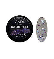 Гель для наращивания ANDI PROF Builder DREAM Gel 30 мл №5 15