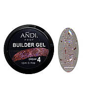 Гель для нарощування ANDI PROF Builder DREAM Gel 30 мл №4 15