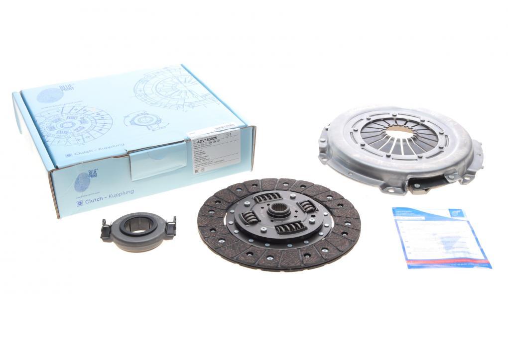Комплект зчеплення VW T3 1.6D -92 (d=216mm) (+вижимний) BLUE PRINT ADV183025 UA62