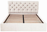 Кровать Двуспальная Richman Лондон VIP 180 х 200 см Мисти Milk С дополнительной металлической цельносварной