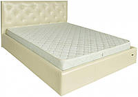 Кровать Richman Бристоль VIP 140 х 190 см Мадрас Перламутр 3 White С дополнительной металлической
