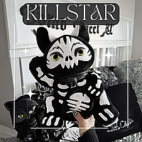 Мягкая Плюшевая Игрушка Killstar Скелекотик Готическая игрушка для взрослых на подарок