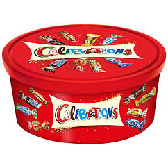 Подарунковий набір популярних цукерок Celebrations від Mars 600 грамів