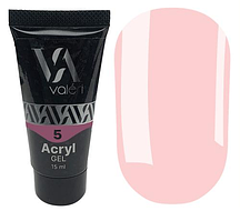 Полігель Valeri Acryl Gel №05 (Pink), 15 мл